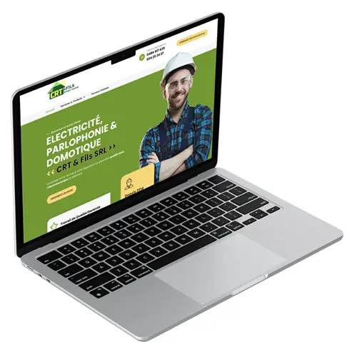 Création site web entreprise électricité