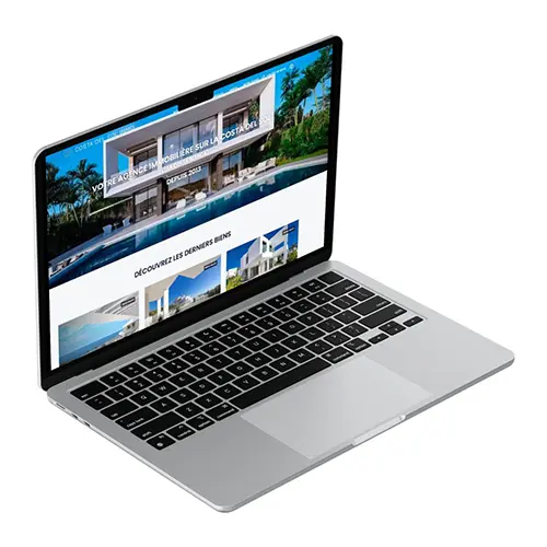 Création site web agence immobilière