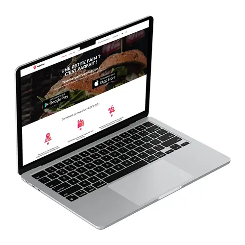 Création site web commande en ligne take away