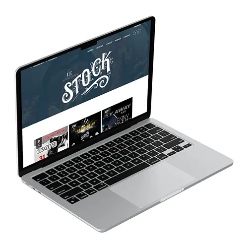 Exemple création site web salle de concert